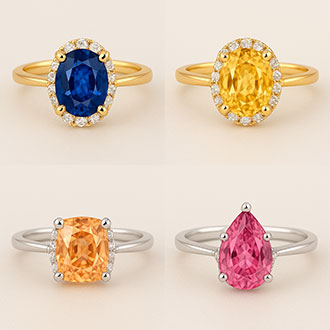 different Sapphire Engagement Rings